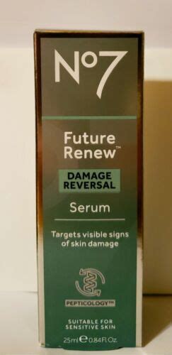 No7 Future Renew Damage Reversal Serum 25mlfull Sz New In Box New