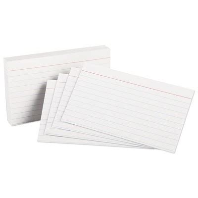 Oxford Heavyweight Ruled Index Cards 3 X 5 White 100 Pack Target