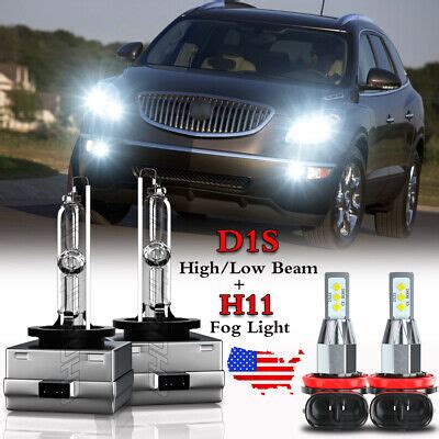 For Buick Enclave Front Hid Headlight High Low Beam Fog Light