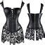 Plus Size Halloween Costumes Corset Bustier Top Lace Up Sexy Lingerie Cincher Rw Ebay