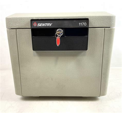 Lot Sentry 1170 Security Letter Fire Safe W Key