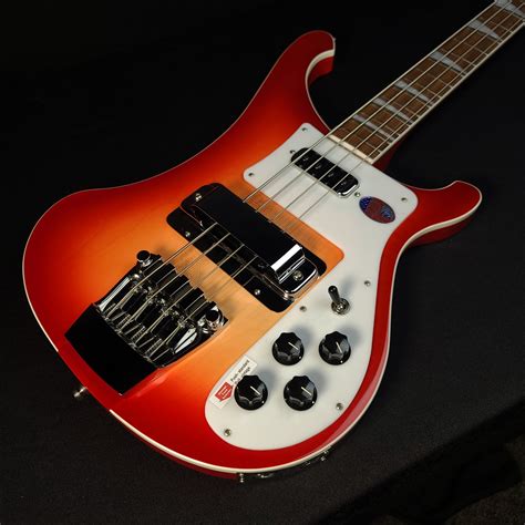 Rickenbacker 4003 Bass Fireglo With Case Updated Bridge New Satin Fingerboard