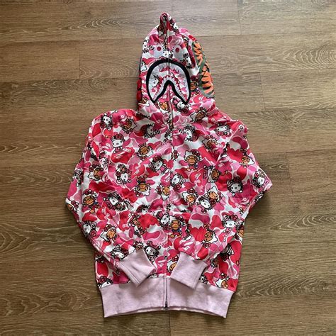 Pink Hello Kitty X Bape Size Medium Please read... - Depop