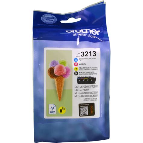 Brother LC 3213 Tinten Multipack 4 Farbig CMYK