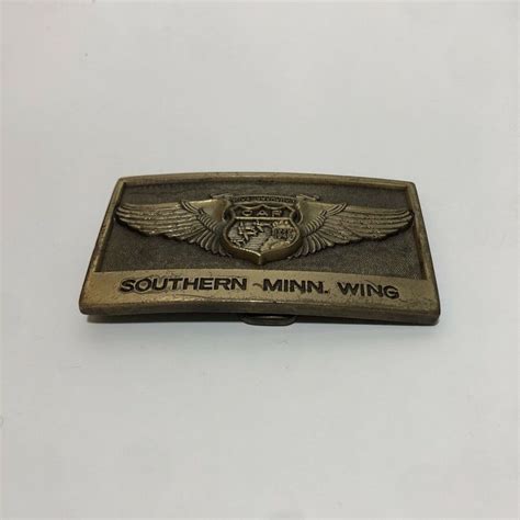 Vintage Ghost Squadron Caf Confederate Air Force Wwii Usa Vtg Belt Buckle Minnesota Wing Grailed