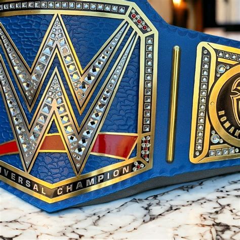 Wwe Blue Belt Etsy