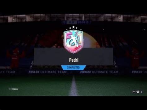 Fifa 23 Completing FUT Birthday Pedri SBC YouTube