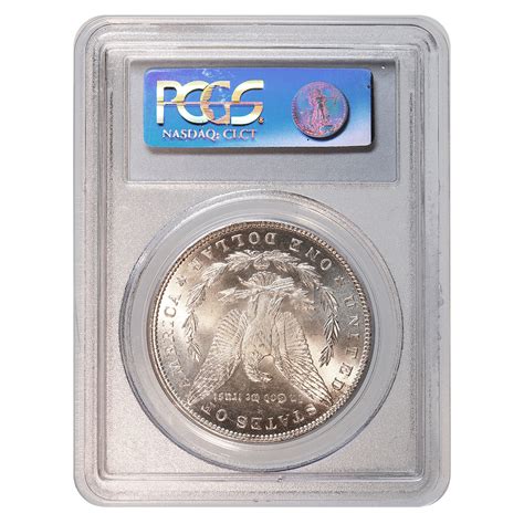 Certified Morgan Silver Dollar Ms Pcgs Golden Eagle Coins