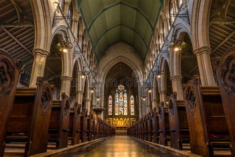 The Interior of St Mary Abbot`s Church on Kensington High Street ...