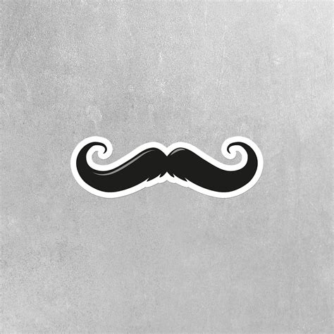 Mustache Stickers Mustache Sticker Moustache Stickers - Etsy