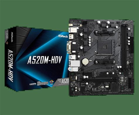 Asrock A520M-HDV Micro ATX Motherboard - DC3 Online Computer Store