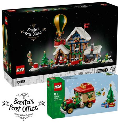 Nouveautés LEGO Winter Village 2024 10339 Santa s Post Office 40746