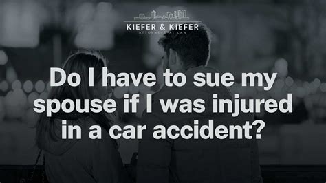 Can Wife Sue Husband For Car Accident?