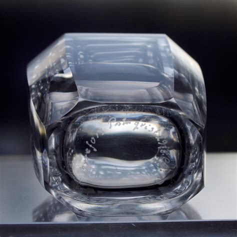 Orrefors Palmqvist Nude Woman Archer Lead Crystal Vase 1945 Design From Sweden