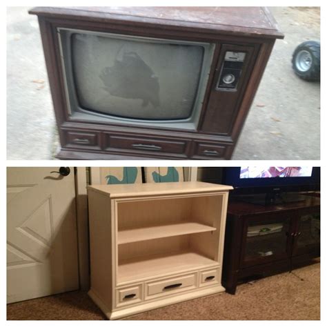 Old Tv Console I Repurposed Old Tv Consoles Tv Stand Old Tv