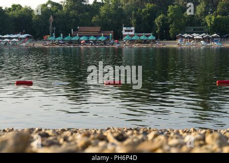 View of Ada Ciganlija beach in Belgrade, Serbia Stock Photo - Alamy