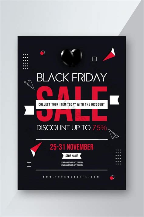 Black Friday Sale Flyer Template | EPS Free Download - Pikbest