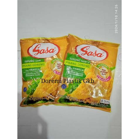 Sasa Fried Banana Flour Vanilla Flavor 210gr Fried Banana Flour