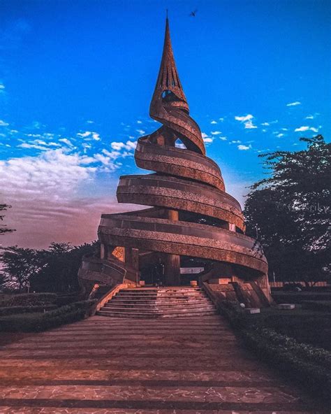 The Reunification Monument In Cameroon A Symbol Of Unity Captured By