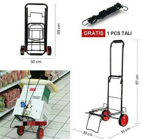 Jual Trolley Lipat Angkut Barang Troli Besi Trolly Gas Galon Barang