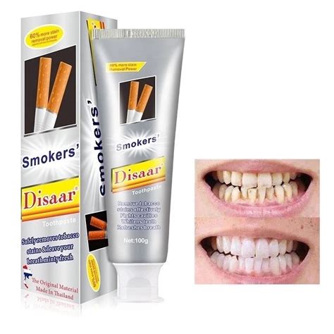 Купить Отбеливающая зубная паста для курящих Disaar Smokers Toothpaste ...