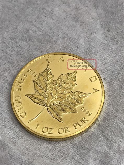 1990 1 Oz Canadian Gold Maple Leaf Coin