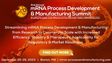 2nd MRNA Process Development Manufacturing Summit Pharmaphorum