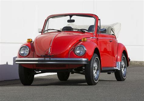 1 43 フォルクスワーゲン ビートル 赤 レッド コンバーチブル VW beetle Convertible red 1973