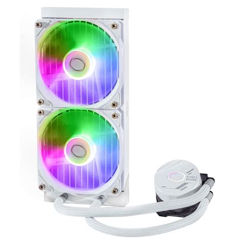 Enfriamiento Liquido Cooler Master Masterliquid 240l Core Argb White