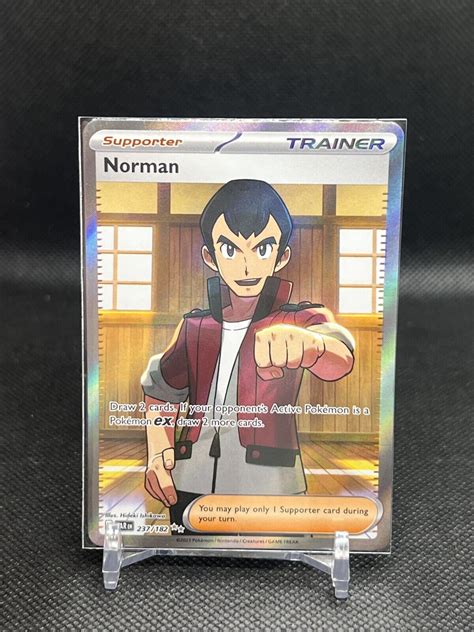 Norman 237 182 Pokémon TCG Paradox Rift Holo Ultra Rare Full Art NM eBay