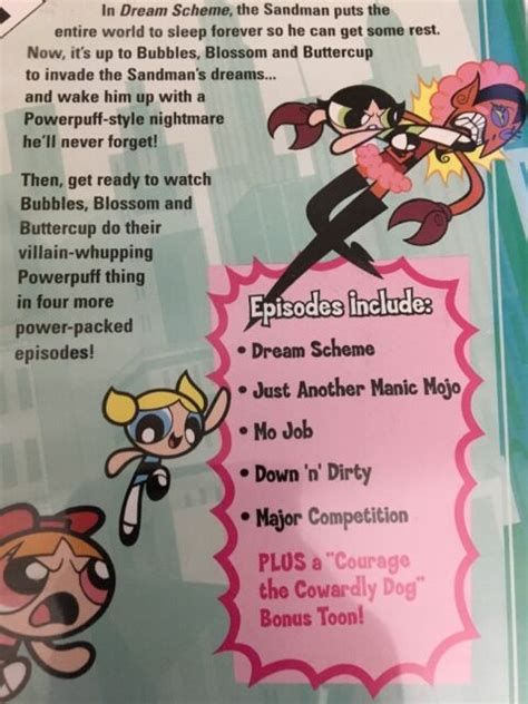 The Powerpuff Girls Dream Scheme Vhs Clam Shell For Sale