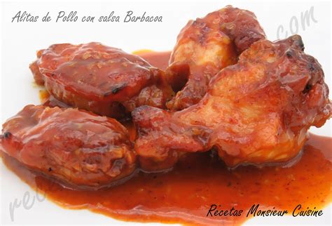 Recetas Monsieur Cuisine Alitas De Pollo Con Salsa Barbacoa