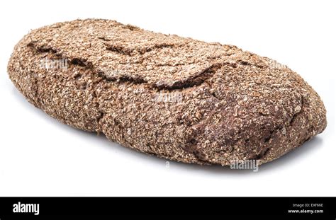 A Loaf Of Bread On A White Background Stock Photo Alamy