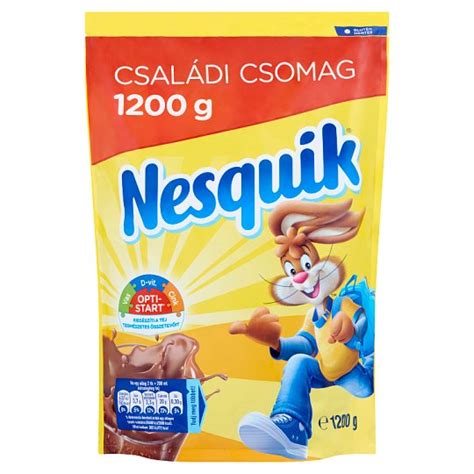 Nesquik instant cukrozott kakaó italpor vitaminokkal és ásványi