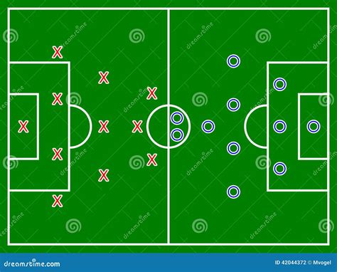 Football Field Digital Diagram