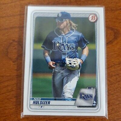 Bowman Draft Bd Niko Hulsizer Lot Tampa Bay Rays Ebay