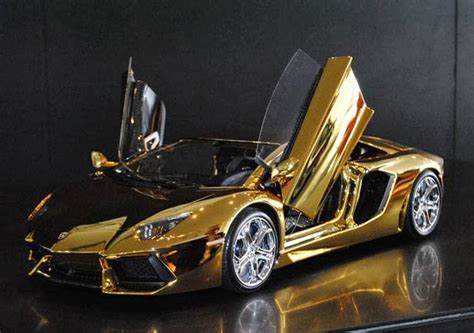 Passion For Luxury Golden Lamborghini Aventador Lp700 4