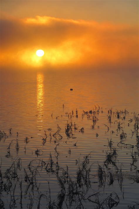 Free Images Sea Ocean Horizon Snow Winter Cloud Sky Sunrise