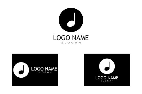 Music Note Logo Vector Design Graphic by Redgraphic · Creative Fabrica