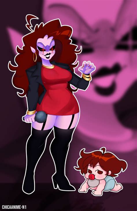 The Mom From Friday Night Funkin Fanart By Chicaanime N1 On Deviantart Friday Night Funkin