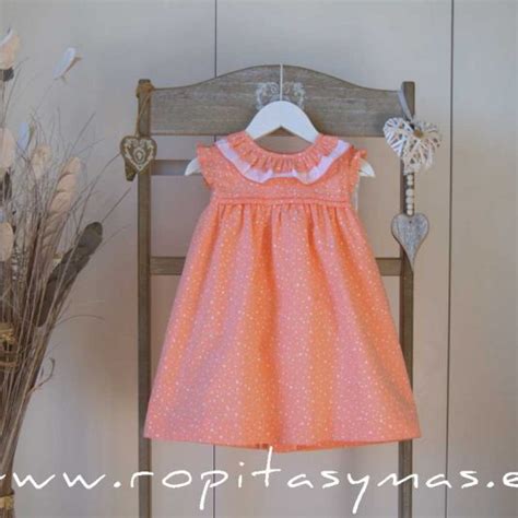 Vestido Volante Coral Estrellas De Ancar Ropitasymas