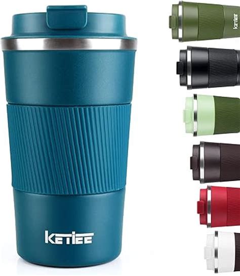 Ketiee Travel Mug Oz Insulated Coffee Mug With Leakproof Etsy