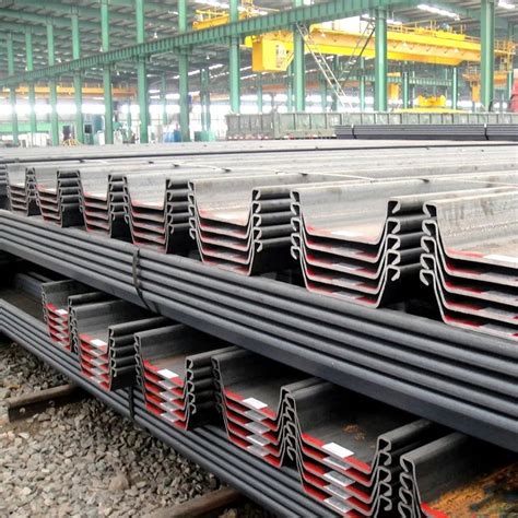 Factory Price High Quality Hot Rolled U Type Sheet Piling U Shaped Larssen Steel Sheet Pile