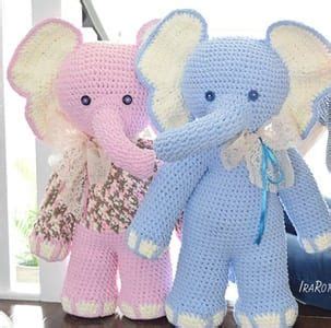 Elephant Crochet Patterns Cute Toys A More Crafty Life Crochet