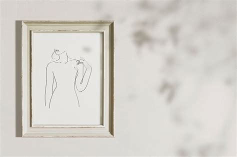 Female Nude Art Picture Frame Premium Photo Rawpixel