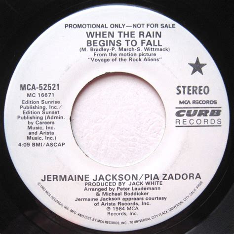 Album When the rain begins to fall de Jermaine Jackson & Pia Zadora sur