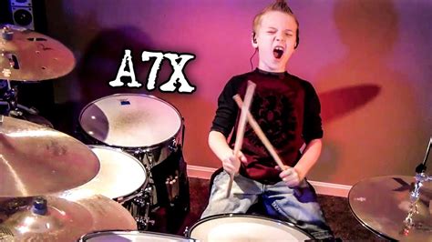 Avenged Sevenfold - Bat Country (8 year old Drummer) - YouTube