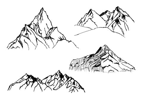 70+ Easy Mountains Drawing Ideas 2021 - How to Draw Mountains? - HARUNMUDAK