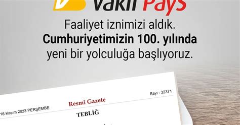 Vakıfbank iştiraki VakıfPays a TCMB den faaliyet izni Güncel