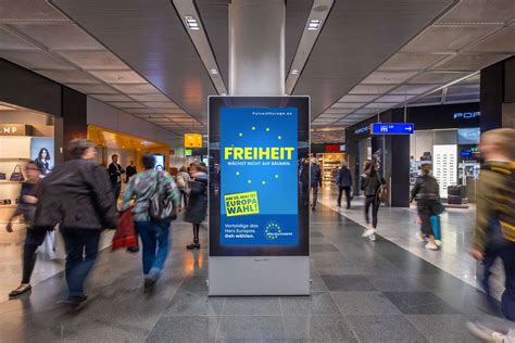 Pulse Of Europe Flughafen Kampagne Media Frankfurt